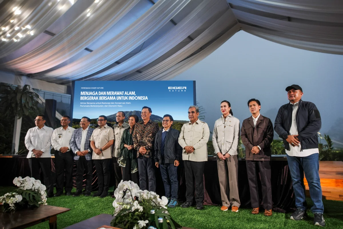 Peresmian EIGER Nature dihadiri sejumlah pejabat negara mulai menteri hingga Bupati Bogor, Selasa 27 Oktober 2026.