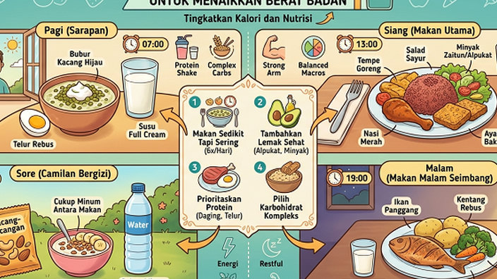 7 Cara Menambah Berat Badan Secara Sehat, Bukan Asal Gemuk!