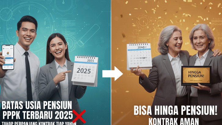 Batas Usia Pensiun PPPK Terbaru 2025, Tak Lagi Perpanjang Kontrak Tiap Tahun, Bisa Hingga Pensiun!
