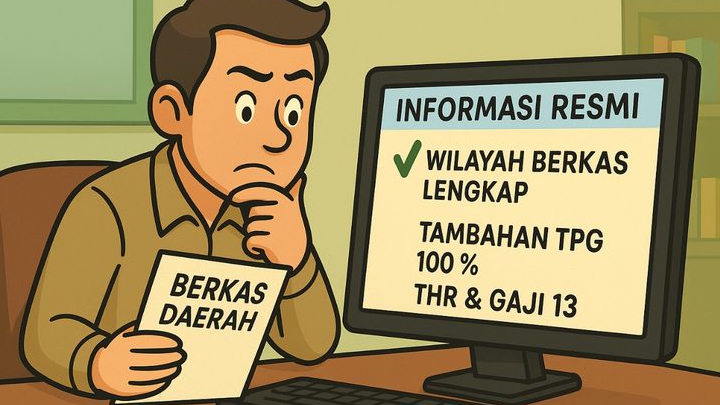 Sayang Sekali! Ada Daerah Masuk Daftar tapi Berkas Tambahan 100 Persen TPG Tidak Diproses