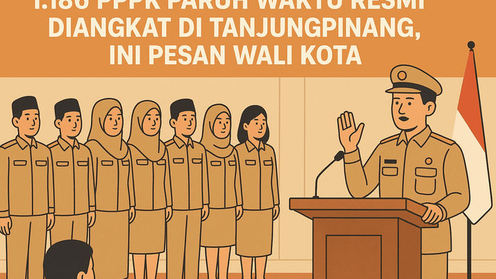 1.186 PPPK Paruh Waktu Resmi Diangkat di Tanjungpinang, Ini Pesan Wali Kota