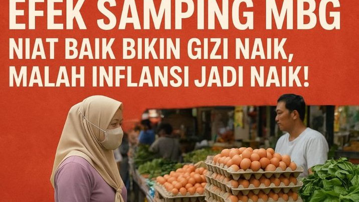 Efek Samping MBG Niat Baik Bikin Gizi Naik, Malah Inflansi Jadi Naik!