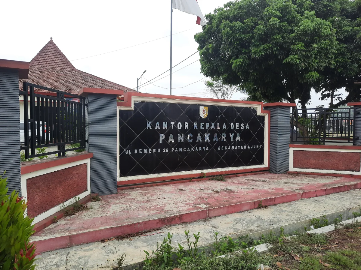 Potret Kantor Desa Pancakarya. (Dok. Pojoksatu.id/David Tomi Anggara)