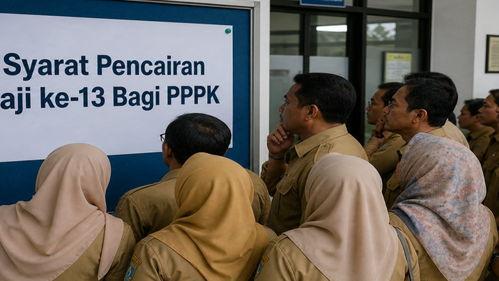 Syarat Penuh Gaji ke-13 PPPK Tahun 2026 Cair ke Rekening Pegawai