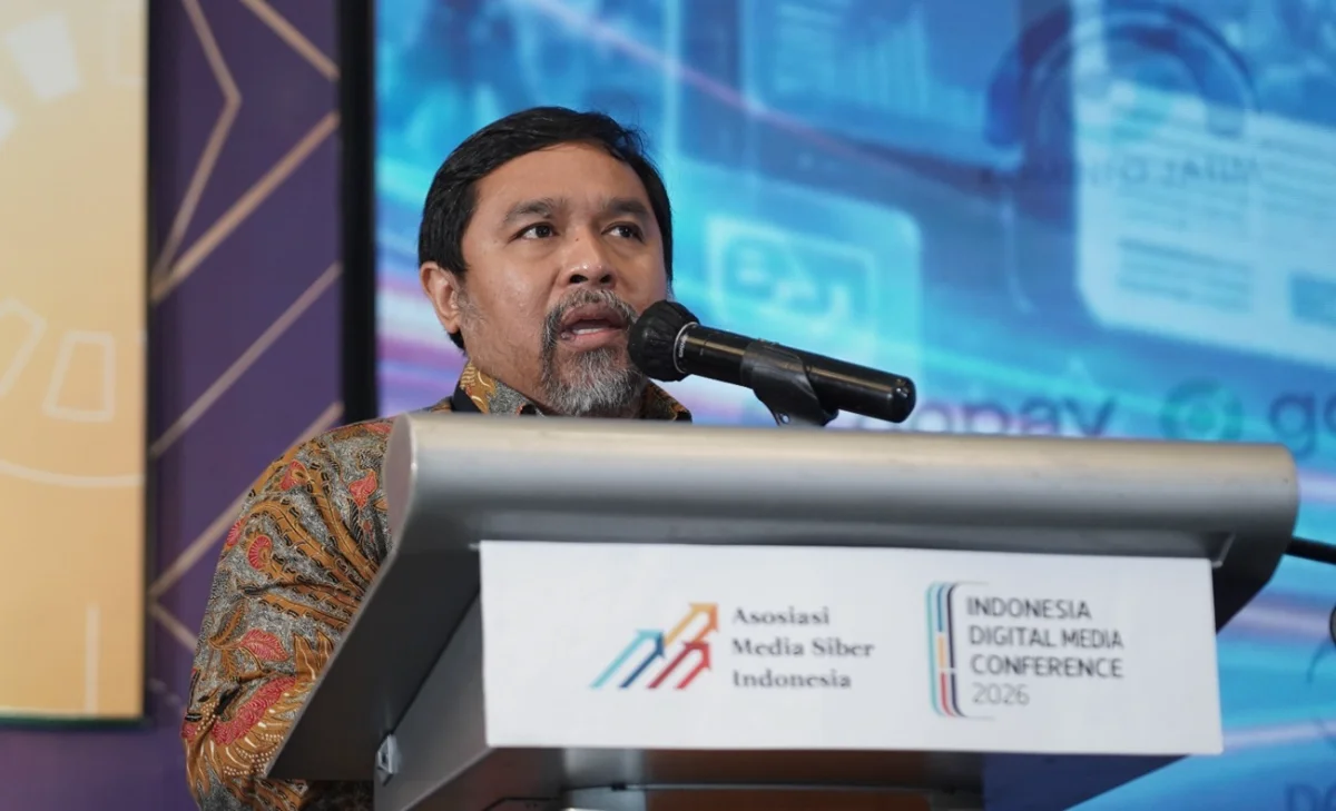 Ketua Umum AMSI Wahyu Dhyatmika - AMSI Buka IDMC 2026, Media Ditantang Bangkit di Tengah Gempuran AI dan Kreator Konten