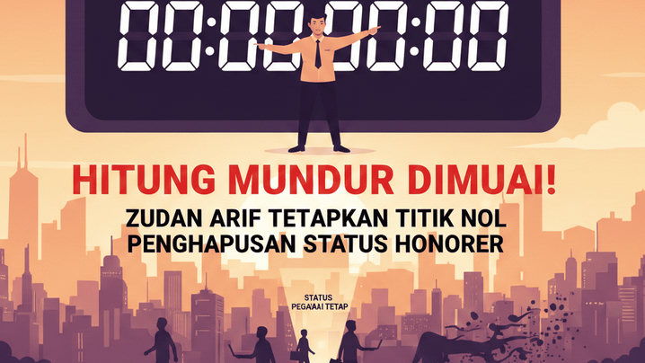 Hitung Mundur Dimulai! Zudan Arif Tetapkan 31 Desember 2025 Sebagai Titik Nol Penghapusan Status Honorer!