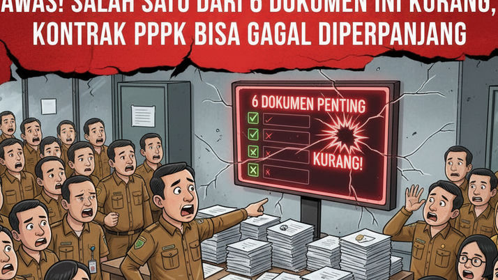 Awas! Salah Satu dari 6 Dokumen Ini Kurang, Kontrak PPPK Bisa Gagal Diperpanjang