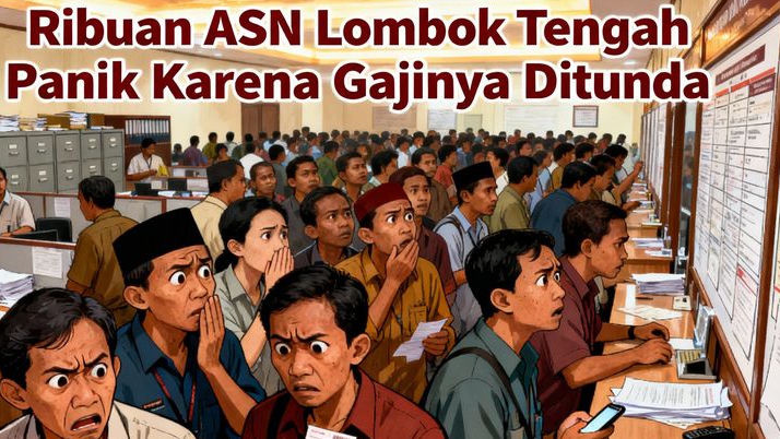 Gaji PNS Lombok Tengah Ditunda! Ribuan ASN Panik, Ini Penyebab Aslinya