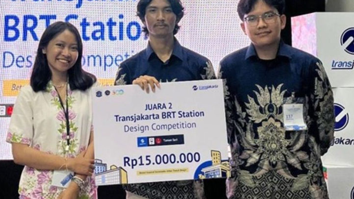 Mahasiswa ITS Raih Juara II Desain Halte Transjakarta Berbasis Budaya Betawi