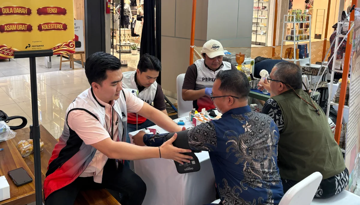 Pertamina Patra Niaga Regional JBB menghadirkan cek kesehatan gratis