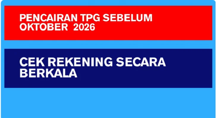 TPG 2026 Diperkirakan Cair Mulai 25 Oktober, Guru Diminta Cek Validasi Data