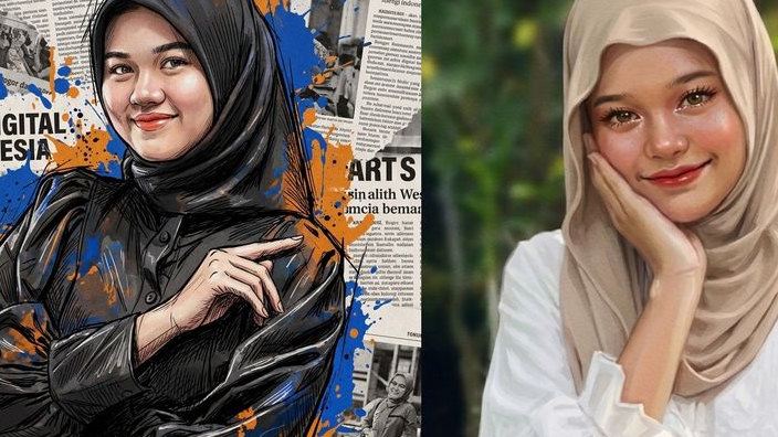 10 Prompt AI Portrait Semi-Realistic yang Lagi Tren, Cocok untuk Pemula dan Kreator Konten