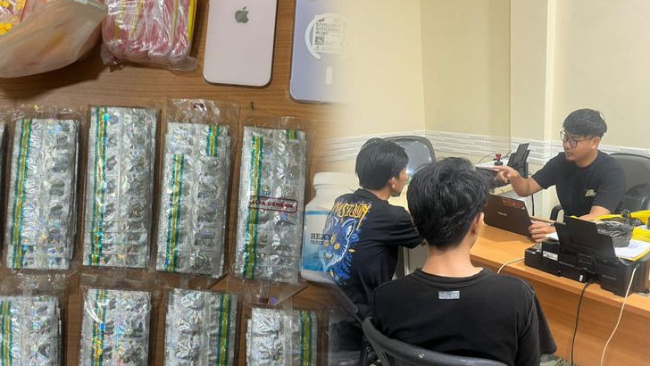 Empat Pengedar Obat Keras Dibekuk, Satresnarkoba Polres Karawang Sita 16.590 Butir Tramadol dan Hexymer