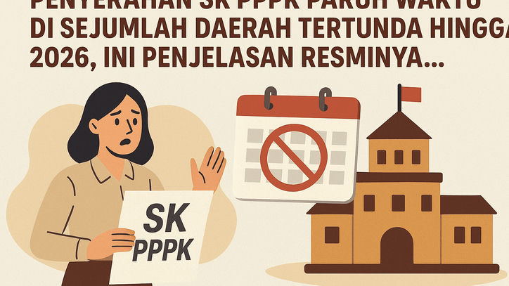 Penyerahan SK PPPK Paruh Waktu di Sejumlah Daerah Tertunda hingga 2026, Ini Penjelasan Resminya