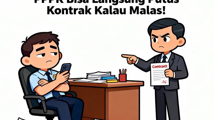 PPPK Bisa Langsung Putus Kontrak Kalau Malas! Ini Aturan Resmi BKN yang Bikin Waspada!