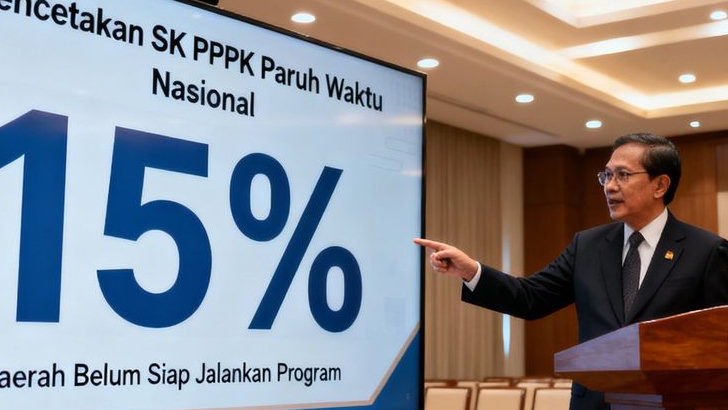 SK PPPK Paruh Waktu Baru Tercetak 15 Persen Secara Nasional, BKN Sebut Daerah Belum Siap Jalankan Program