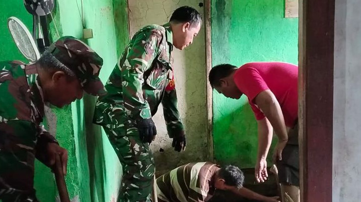 TMMD ke-128 Bangun 5 Fasilitas MCK di Tembulun, Warga Terbantu Akses Sanitasi