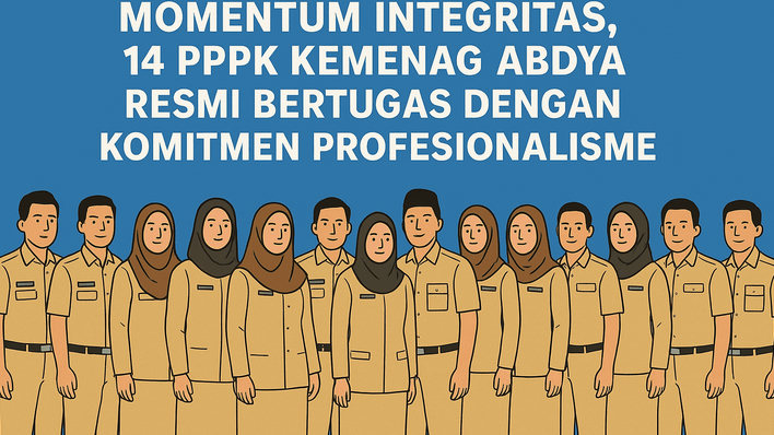 Momentum Integritas, 14 PPPK Kemenag Abdya Resmi Bertugas dengan Komitmen Profesionalisme
