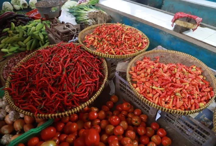 Cabai rawit di Palembang tembus 100 ribu per kilogramnya