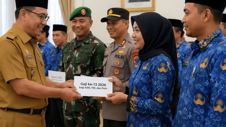 Gaji ke-13 2026 Segera Cair Lebih Awal, Tapi 2 Kategori ASN Ini Dipastikan Tidak Dapat, Cek Sekarang Disini