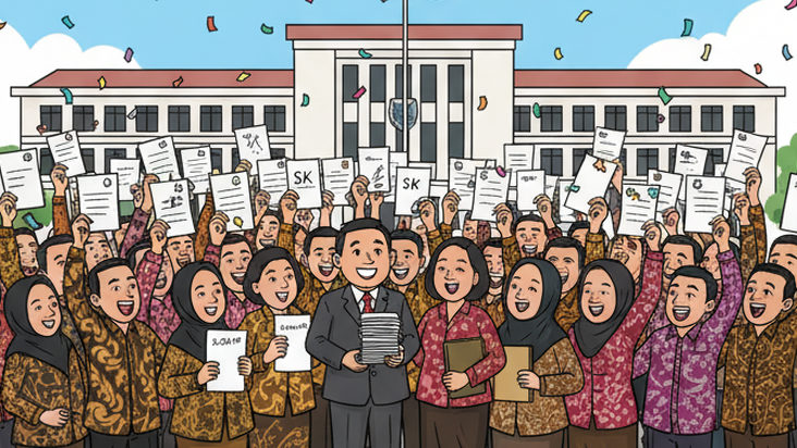 Selamat! SK PPPK Diserahkan, 2.361 Tenaga Honorer Kota Pekalongan Jadi PPPK Paruh Waktu 2025