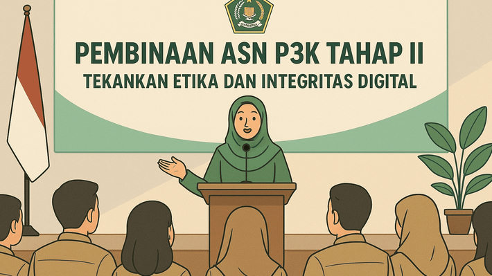 Kankemenag Jakarta Selatan Gelar Pembinaan ASN PPPK Tahap II, Tekankan Etika dan Integritas Digital