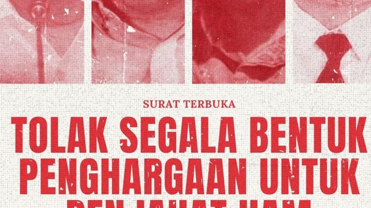 Surat Terbuka: Koalisi Masyarakat Sipil Melawan Impunitas Kecam Prabowo Anugerahkan Penghargaan ke Tokoh Pelanggar HAM