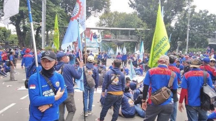 Video Said Iqbal Makan Enak di Tengah Buruh Gelar Aksi, Warganet : Masih Betah Diperalat?