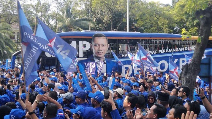 Partai Demokrat Daftarkan 580 Bacaleg, AHY Optimis Partainya Menang