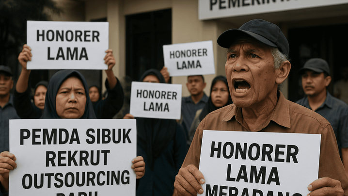 Honorer Lama Meradang, Pemda Sibuk Rekrut Outsourcing Baru