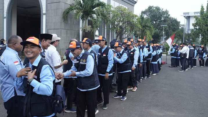 Layani Jemaah Haji, Petugas Indonesia Disiapkan dengan Sistem Ala Barak, Kemenhaj Terapkan Diklat Semi-Militer