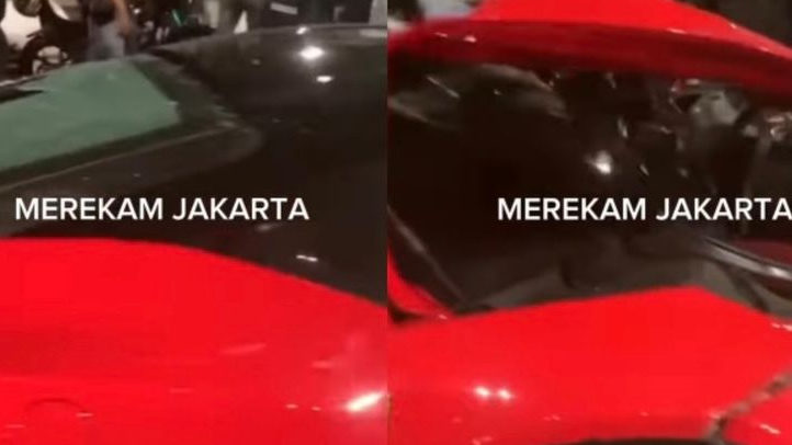Ternyata Ini Alasan Polisi Hentikan Kasus Mobil Ferrari Merah Tabrak Lima Kendaraan di Bunderan Senayan