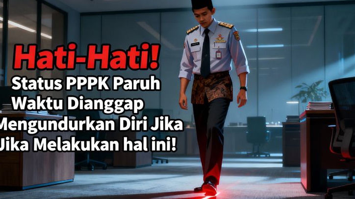 Hati-Hati! Status PPPK Paruh Waktu Dianggap Mengundurkan Diri Jika Melakukan hal ini!