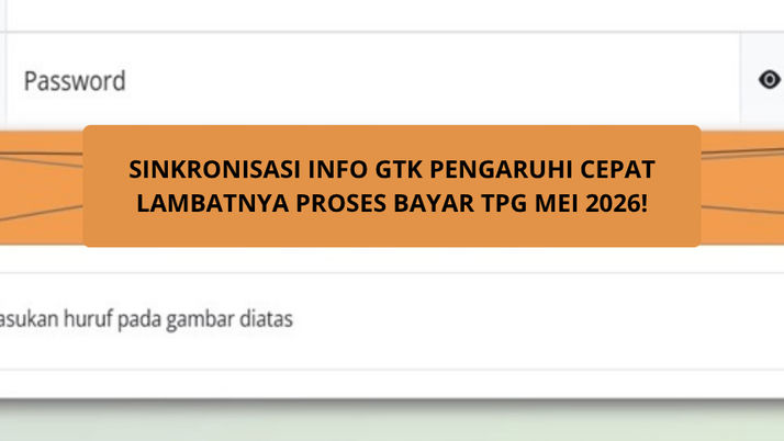 Guru Sertifikasi Wajib Waspada, Sinkronisasi Info GTK Terlambat Bisa Tunda TPG Mei 2026