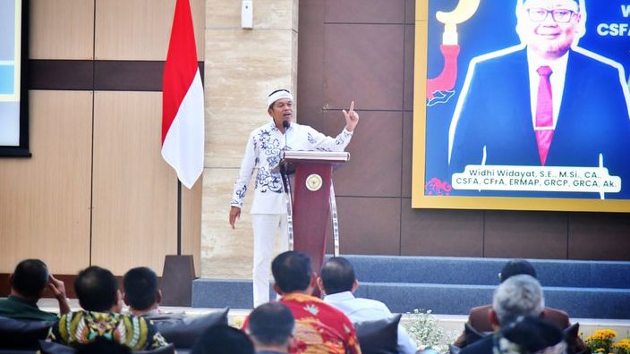 Pergantian Kepala BPK Perwakilan Jabar, Gubernur Dedi Mulyadi Tekankan Pentingnya Audit Alih Fungsi Lahan