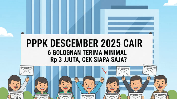 PPPK Bergembira! Gaji Desember 2025 Cair, 6 Golongan Terima Minimal Rp 3 Juta, Cek Siapa Saja?