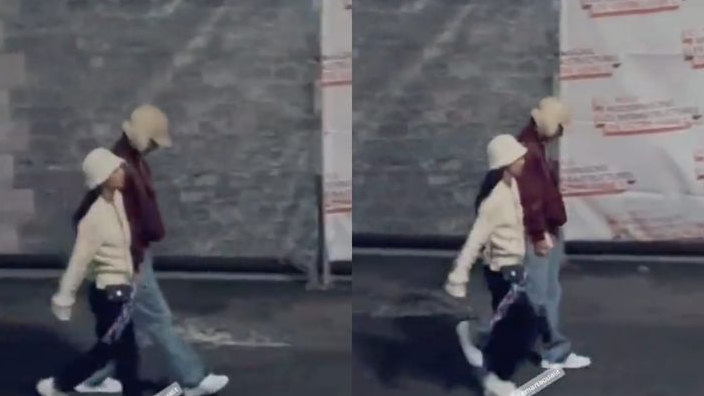 Viral, Video Diduga V BTS dan Jennie BLACKPINK Jalan Bergandengan Tangan di Paris
