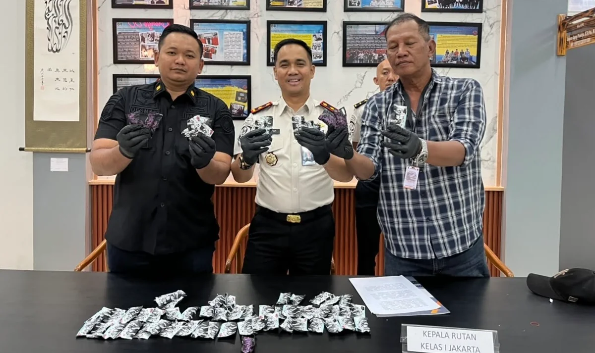Petugas Rumah Tahanan Negara (Rutan) Kelas I Jakarta Pusat (Jakpus) menggagalkan penyelundupan narkoba jenis Cartridge Vape