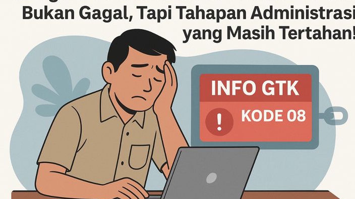 Bongkar Tuntas Arti Kode 08 di Info GTK, Bukan Gagal, Tapi Tahapan Administrasi yang Masih Tertahan!