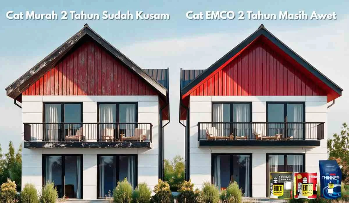 Jangan Salah Pilih Cat Kayu Besi!  Warna Rumah Awet Lebih Lama dengan Sistem EMCO
