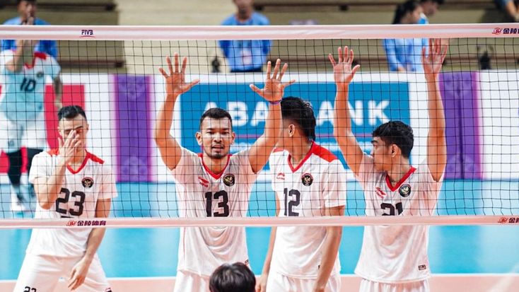 Timnas Voli Putra Lolos Semifinal SEA Games 2023, CdM Indonesia Sampaikan Pujian