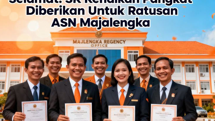 Hore! Ratusan ASN Majalengka Dapat SK Kenaikan Pangkat Serentak, Angkanya Bikin Kaget