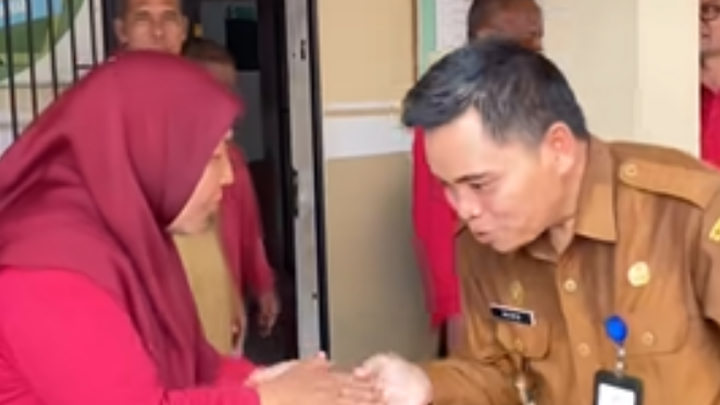 Camat Sungai Bahar dan Guru MTsN 7 Muaro Jambi Saling Memaafkan Imbas Grup Drumband Gagal Tampil