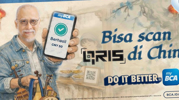 BCA Dukung QRIS Cross Border ke Cina, Transaksi WNI di Luar Negeri Makin Praktis