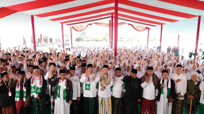 1.000 Ulama se-Priangan Timur Deklarasi dan Doa Bersama untuk Menangkan Ganjar Pranowo Presiden 2024