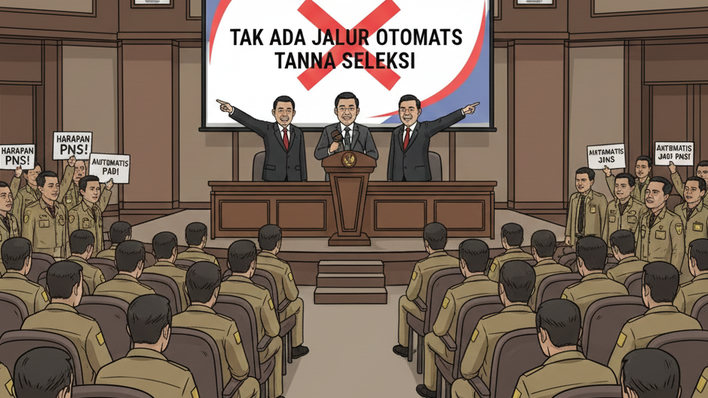 Harapan PPPK Jadi PNS Kandas! DPR Tegaskan Tak Ada Jalur Otomatis Tanpa Seleksi