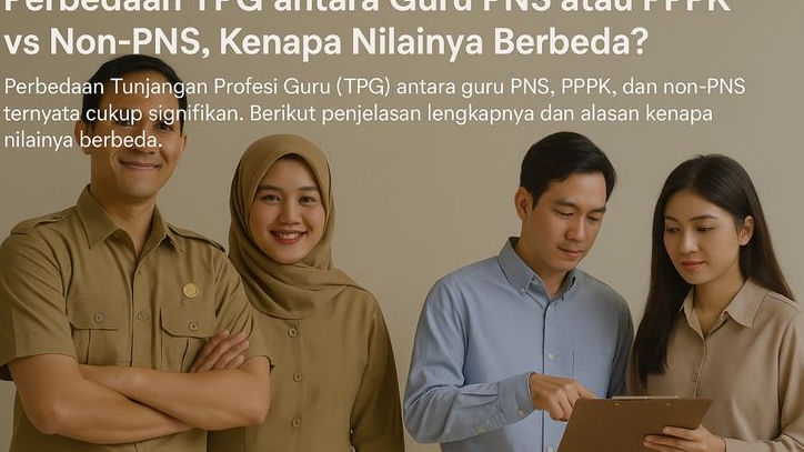 Perbedaan Besaran TPG Guru PNS atau PPPK vs Guru Non-PNS Kerap Picu Konflik dan Kecemburuan, Kenapa Nilainya Berbeda?
