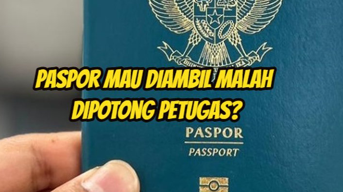 Alasan Petugas Imigrasi Memotong Paspor yang Akan di Ambil Oleh Pemohon, Begini Pejelasannya!