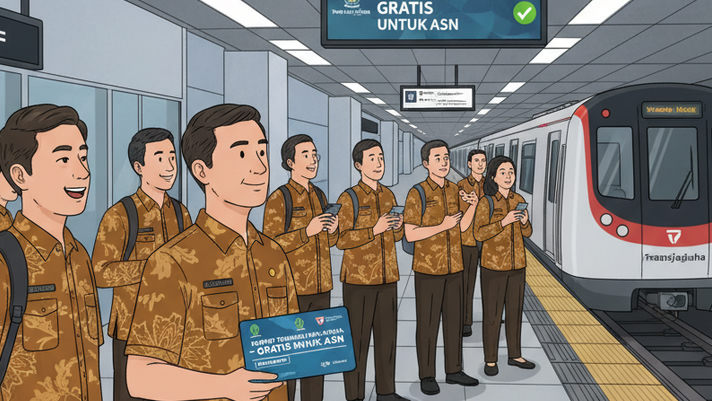 Pro Kontra ASN Masuk Daftar 15 Golongan Gratis Naik TransJakarta dan MRT, Adil atau Tidak?