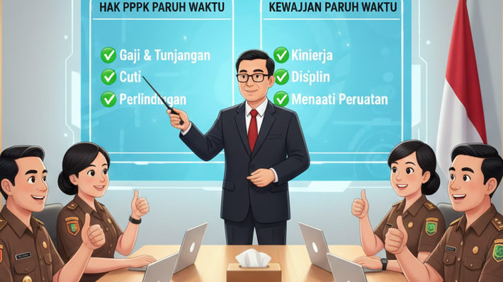 Rugi Banget Kalo Gak Tahu! Ini Hak dan Kewajiban PPPK Paruh Waktu Berdasarkan Aturan Baru